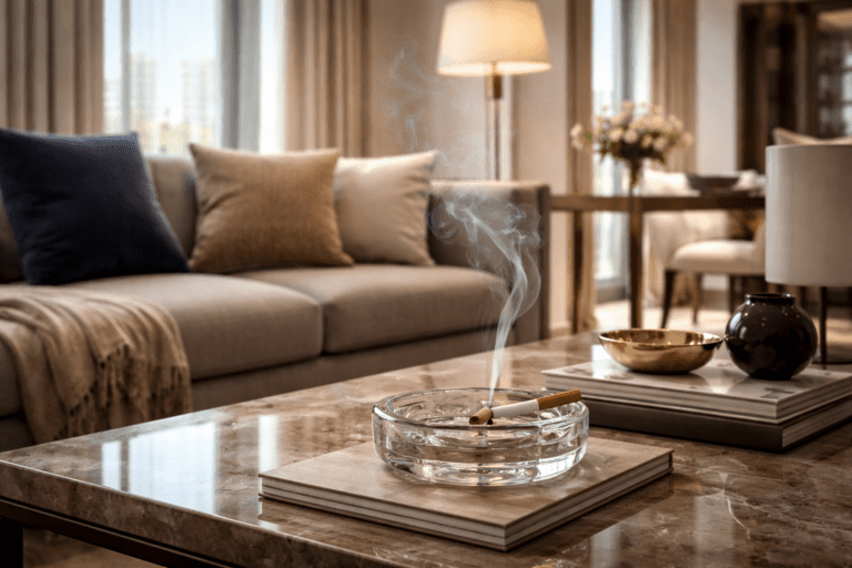 Smoke is made of ultra-small particles and sticky chemical compounds that travel like airborne glitter (but way less fun). They don’t politely sit on the surface waiting for a mop. They penetrate, bond, and embed into building materials—especially in apartments where airflow and shared systems can spread odor farther than you expect.